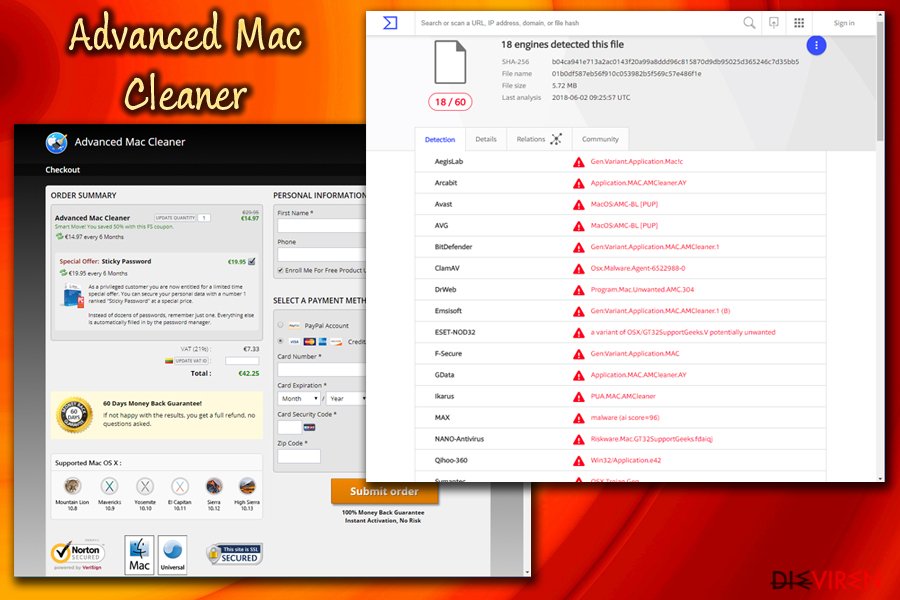 mac cleaner popup entfernen