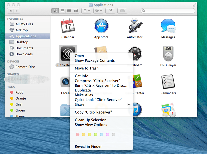 citrix not optimized for mac